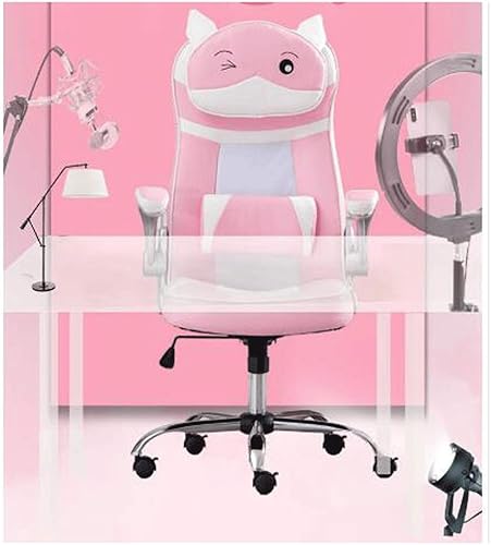 Miniatura 7 de YYDS Silla para juegos, silla giratoria ergonómica ejecutiva con reposacabezas y almohada lumbar, pasamanos giratorios, silla deportiva