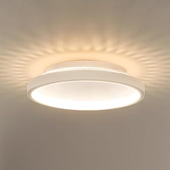 Kuwork 18W LED Deckenleuchte 20cm Weiß