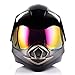1Storm Dual Sport Helmet Motorcycle Full Face Motocross Off Road Bike Matt Black HGXP14A