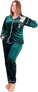 بيجامة حريمي شتوي قطيفة و مريحه بيج سايز