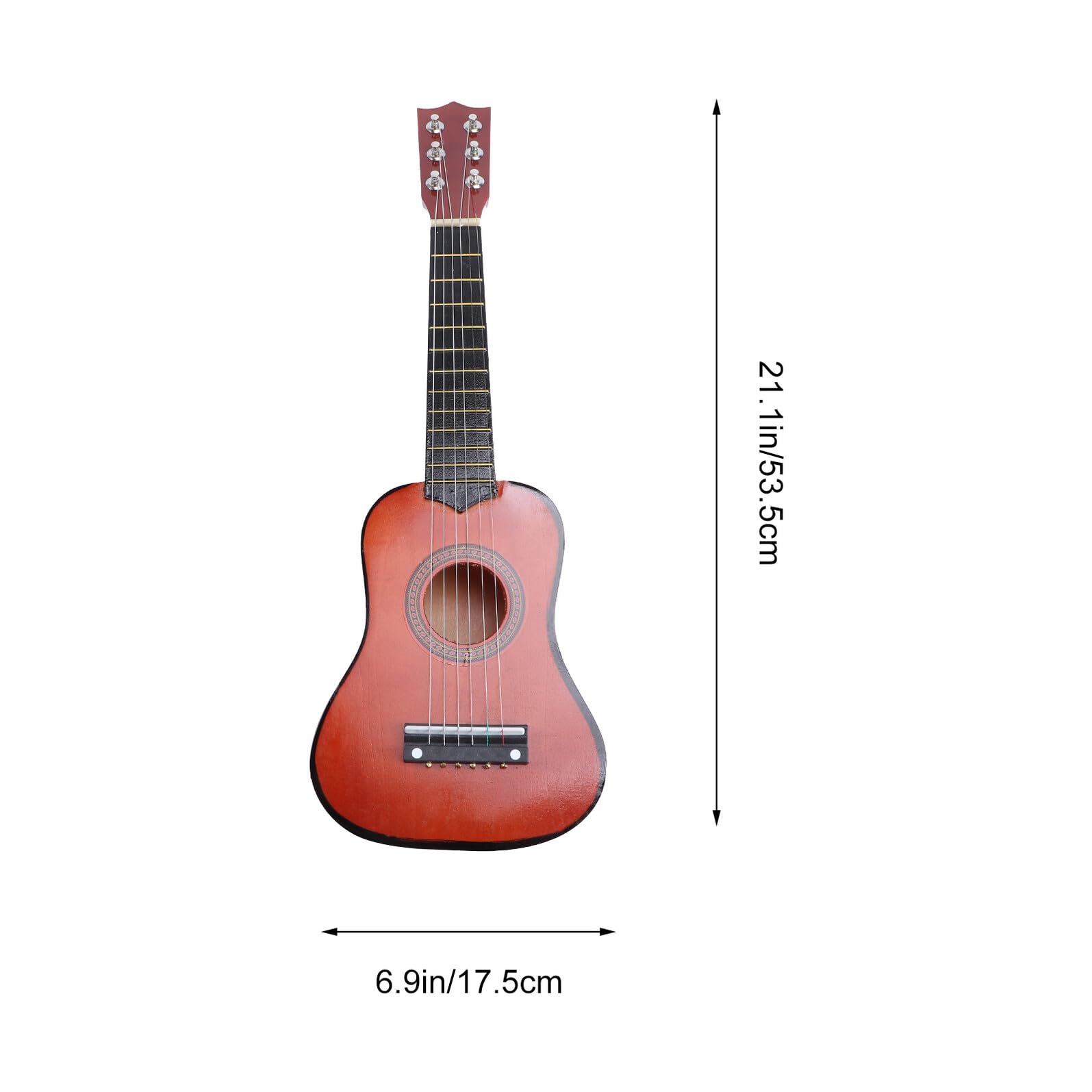 Guitarra Infantil Acústica de 21 Pulgadas de Madera para Principiantes