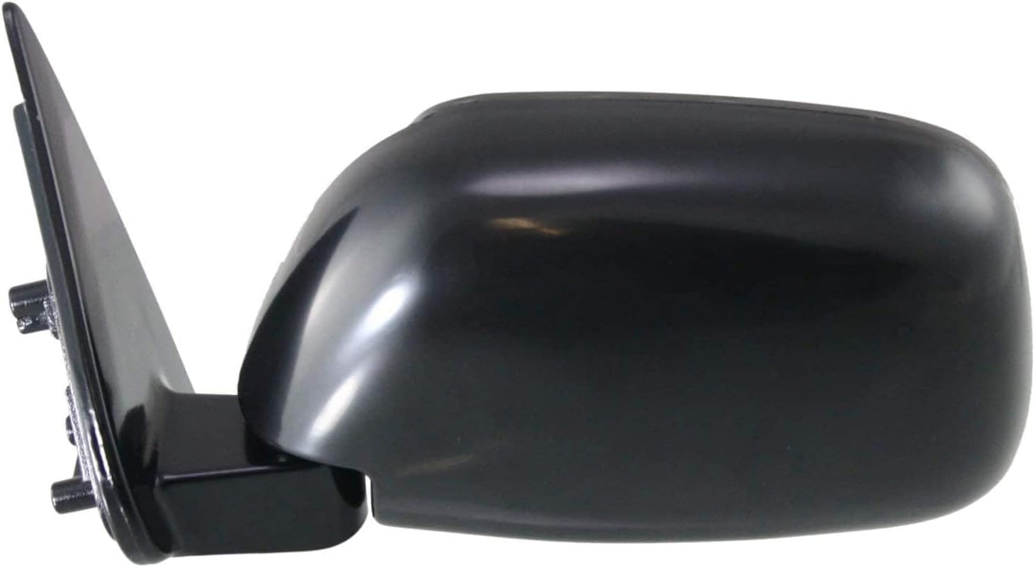 DAT AUTO PARTS Driver and Passenger Side Manual Foldaway Door Mirror Pair Fits 1989-1995 Toyota Pickup 2WD and 4WD Without Window Mount Vent, Black Textured Plastic, Replaces TO1320112, TO1321112