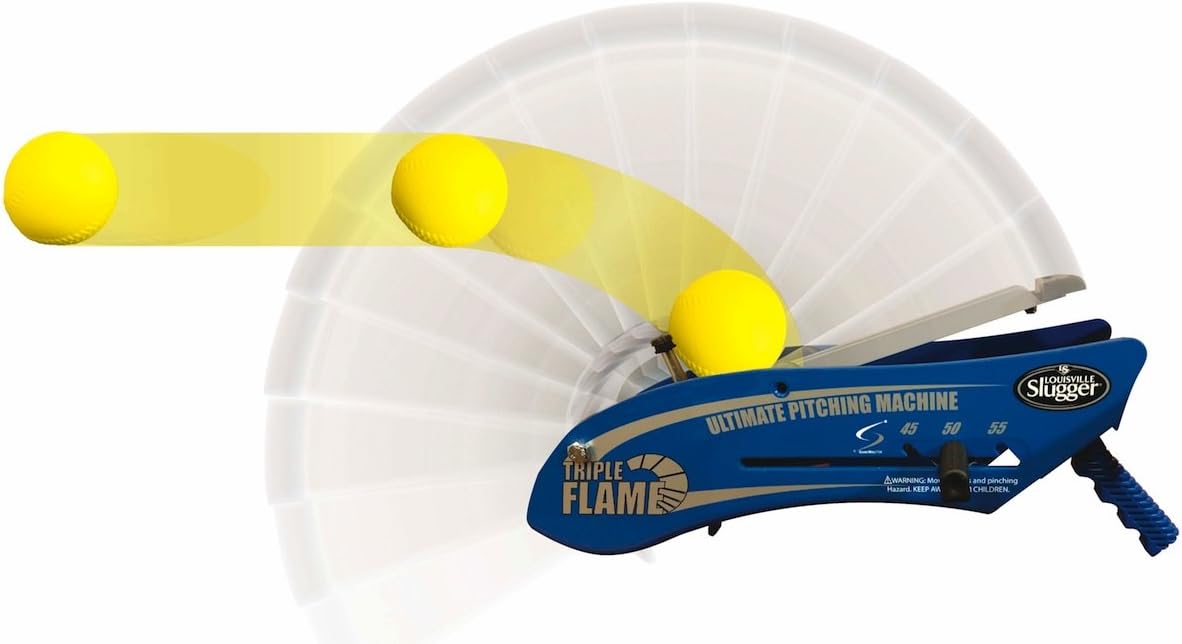 Louisville Slugger Triple Flame Hand Held Pitching Machine