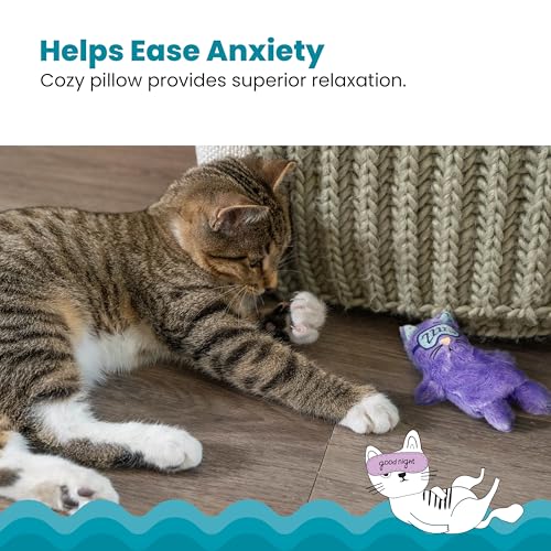 Petstages Purr Pillow Kitty Soothing Plush Cat Toy - Thumbnail 4