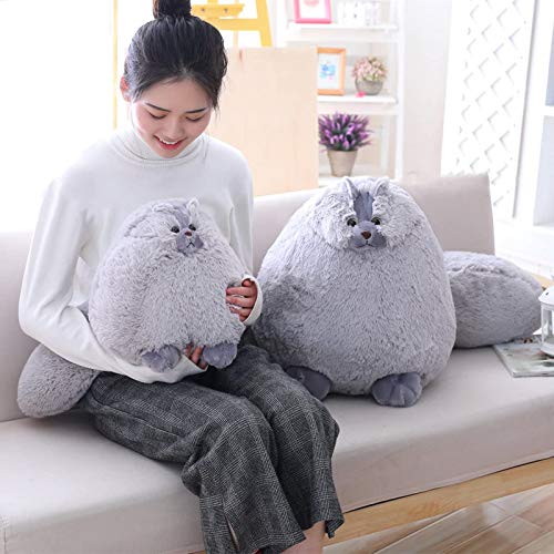 Image of Winsterch Giant Cat Stuffed Animal Toy, 20in Gray Stuffed Cat for Girls | Large, Huggable,Plush,Cute, Soft, fluffy ,Chubby , Warm Companionship, Ideal for Kids' Birthday & Holiday Gifts