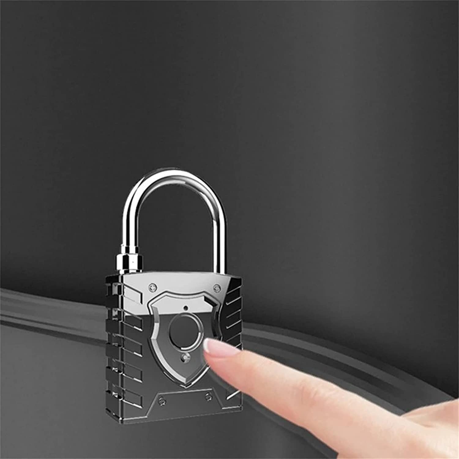 Candado de huellas dactilares, mini candado inteligente, bloqueo de casillero, impermeable, USB Recargable, for el casillero del gimnasio, el casillero de la escuela, el equipaje, la mochila, la