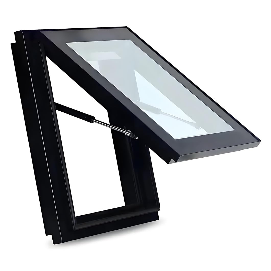 Aluminiowy świetlik dachowy z oświetleniem LED dla lepszego naturalnego światła na strychach i pomieszczeniach słonecznych – łatwy w montażu płaski luk dachowy dla optymalnego oświetlenia