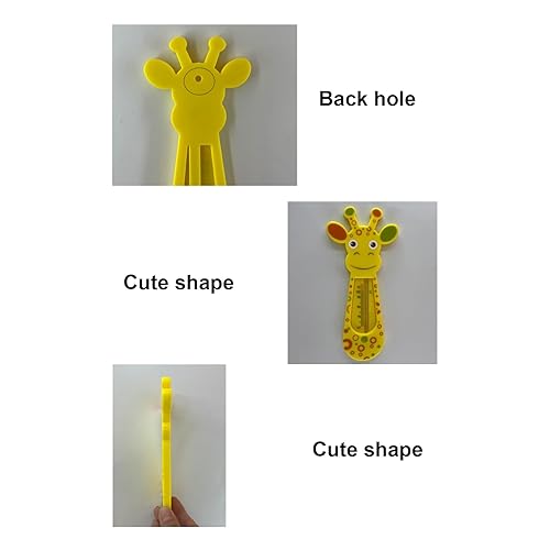 Miniatura 7 de cdar Termómetro de baño para bebé, jirafa digital, temperatura del agua, juguete flotante para baby shower, para niños pequeños, bañera y piscina,