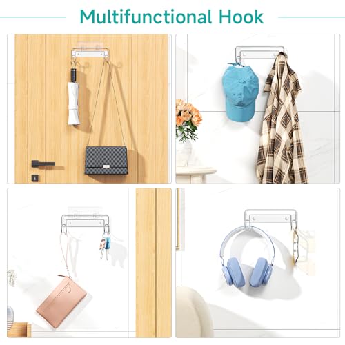 LOXSUN Ironing Board Hanger Wall Mount, Ironing Board Holder for T or Y Leg, Stainless Steel Iron Board Hanger, Laundry Room Wall Hook for Iron Board Holder