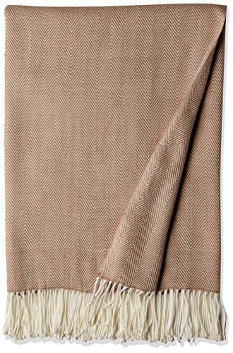 SARO LIFESTYLE TH415 1-Piece Throws, 50 by 60-Inch, Camel