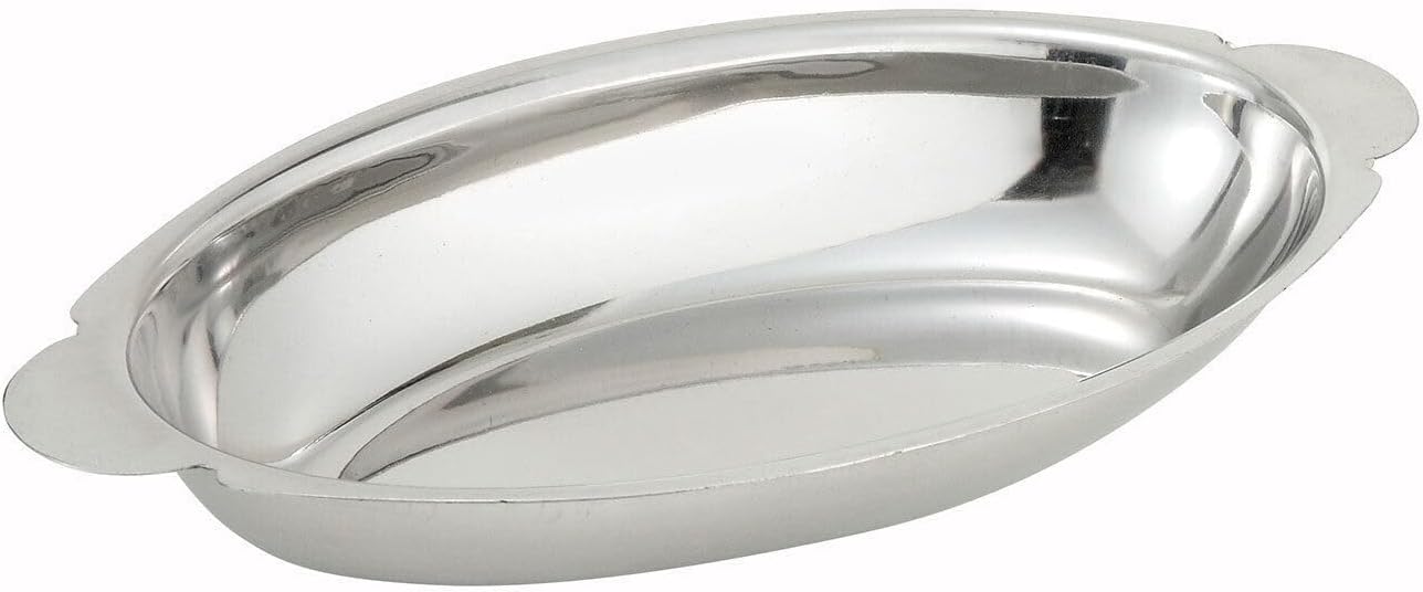 For 8 Oz Stainless Steel Au Gratin Dish