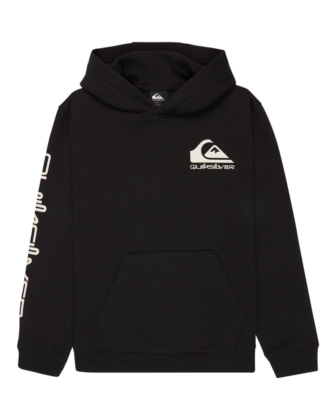 Quiksilver Pull en Polaire Omni Logo Hoodie Youth Garçon 8-​16 Ans Noir