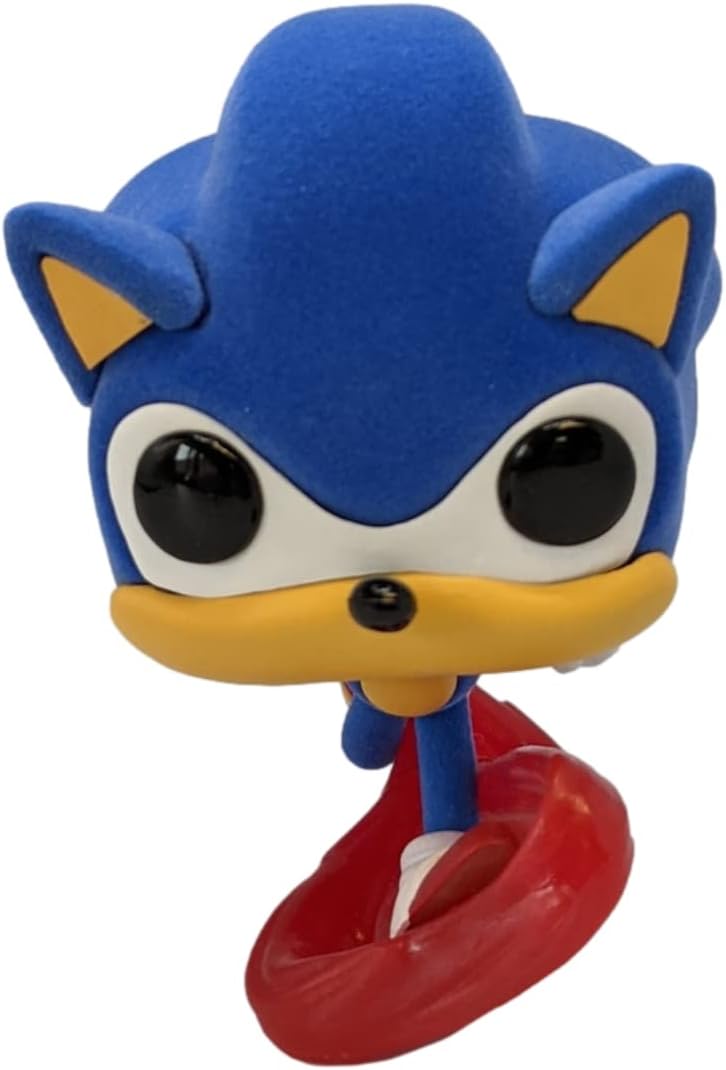 Funko Pop! Sonic The Hedgehog - Classic Running Hedgehog Flocked (Exclusive) #632