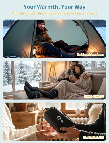 Chaussons en duvet d'oie douillets et imperméables de qualité supérieure - 7
