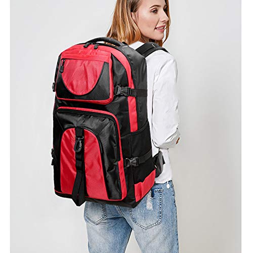 Sac à dos nylon imperméable 60L résistant pour camping et vélo - 3