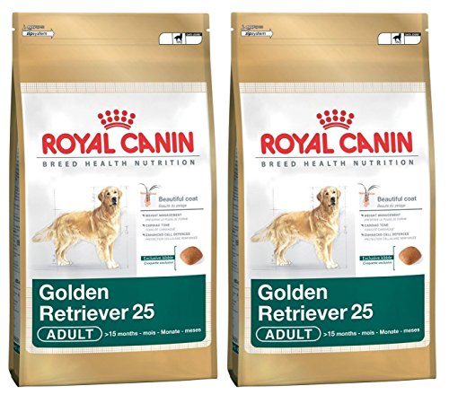2 x 12 kg Royal Canin Golden Retriever 25 Dry Adulto comida para ...