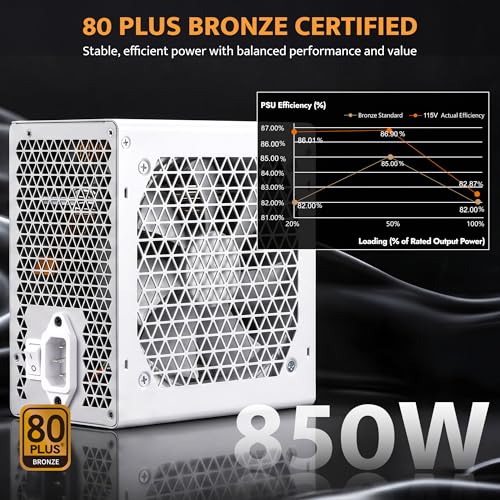 Image of darkFlash VMT850 850W ATX 3.1 Power Supply, 80 Plus Bronze Certified