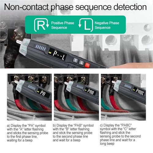 Multimètre numérique intelligent et voltmètre compact à plage automatique - 5