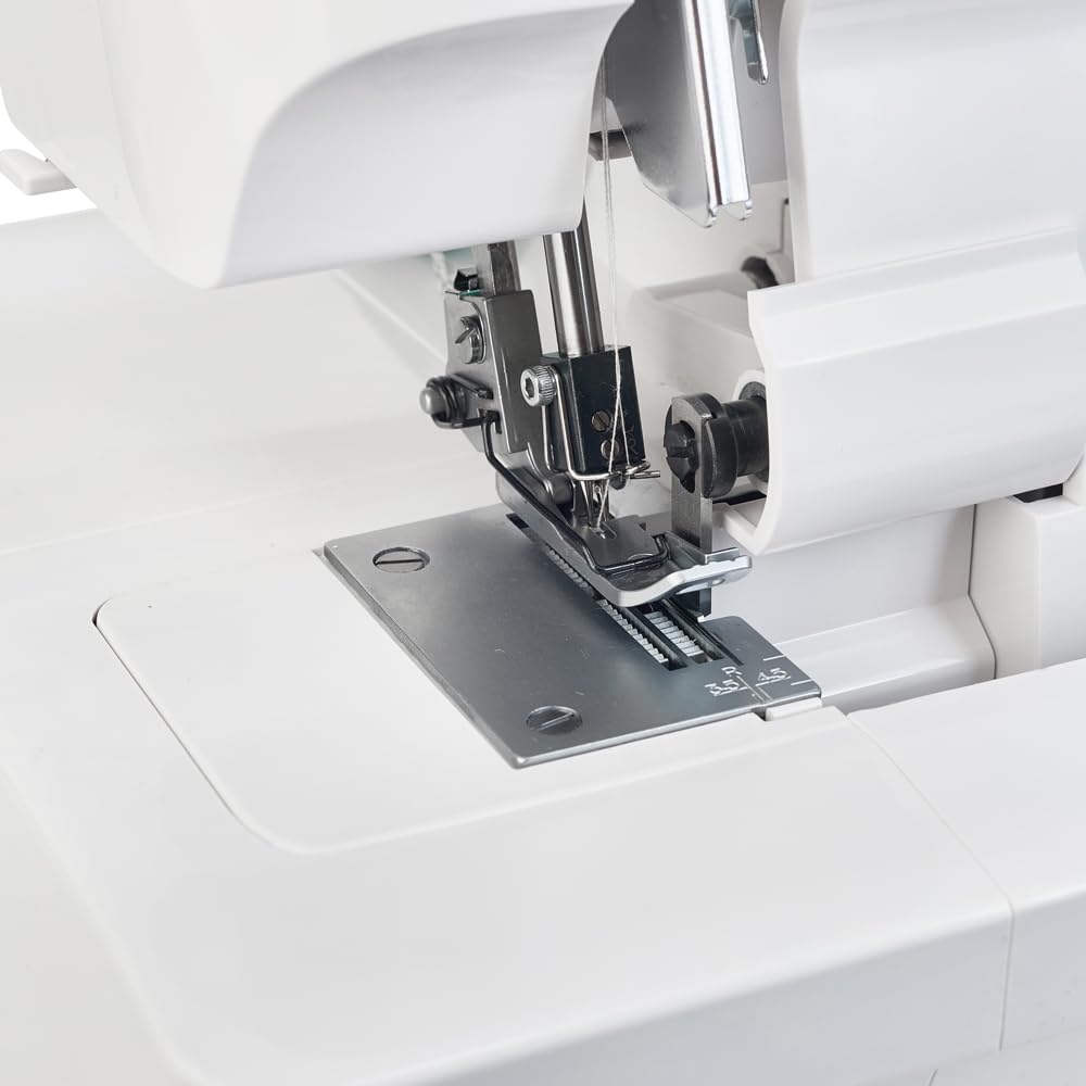 ROLD GT900 Overlock Nähmaschine mit Abfallbehälter | Bequemes Einfädeln und leistungsstarker Motor | Differentialtransport