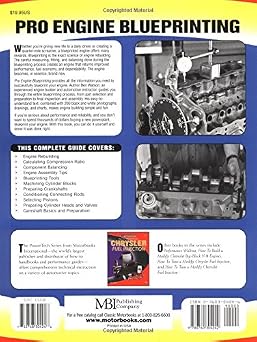 Pro Engine Blueprinting (Motorbooks Powertech Series)