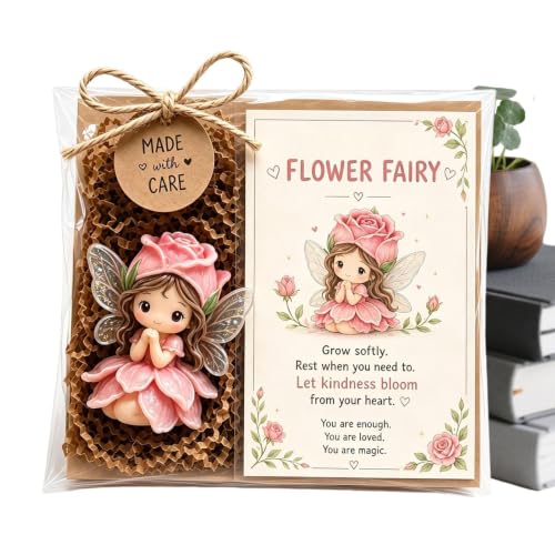 Image of Emotional Support Fairy Figurine With Encouragement Card