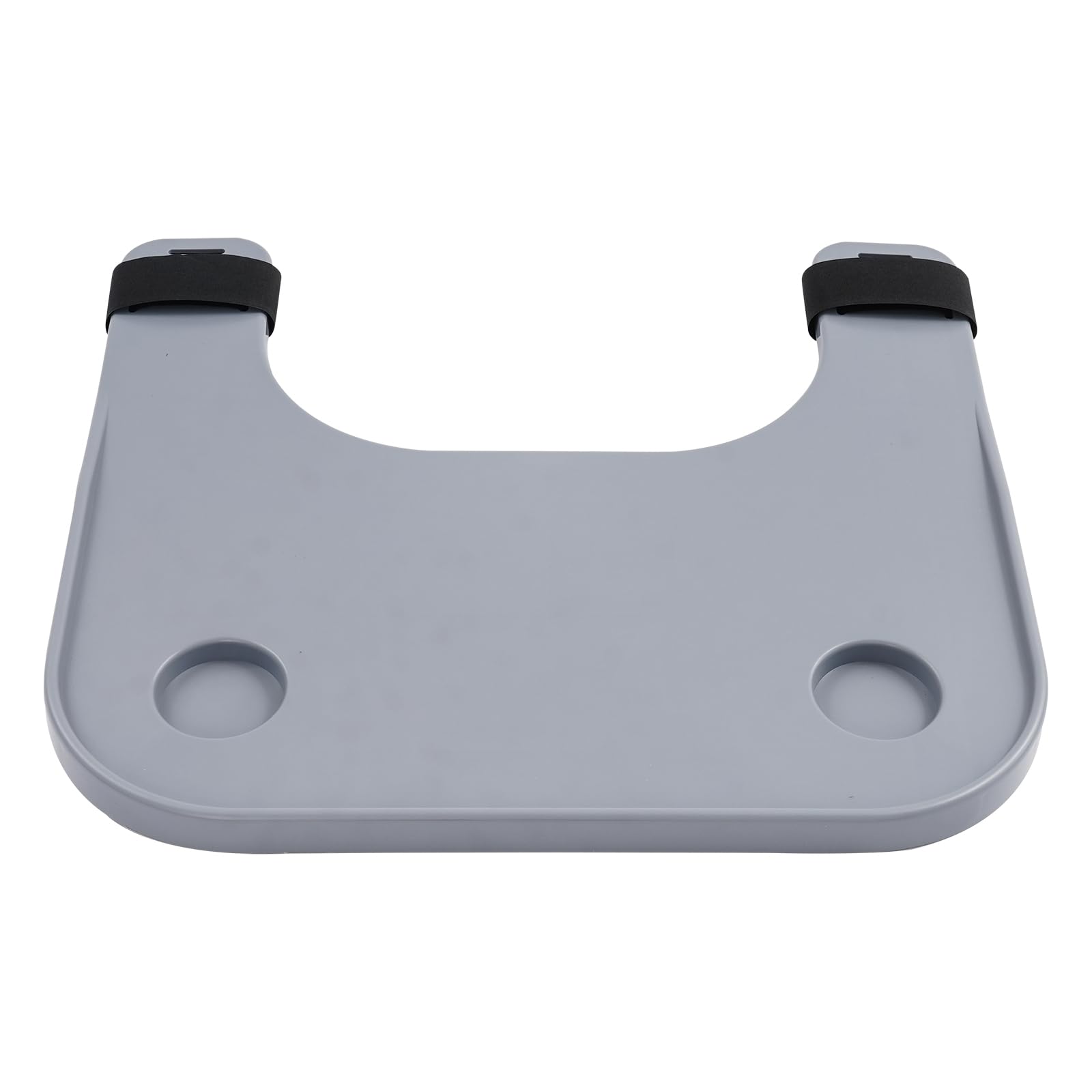 Rollstuhltisch abnehmbar, Rollstuhl Tablett mit Getränkehaltern, ABS Ess- und Arbeitstablett, Anti-Rutsch, einfache Befestigung, für Senioren, Pflege, Mobilitätshilfe, 58 × 53cm