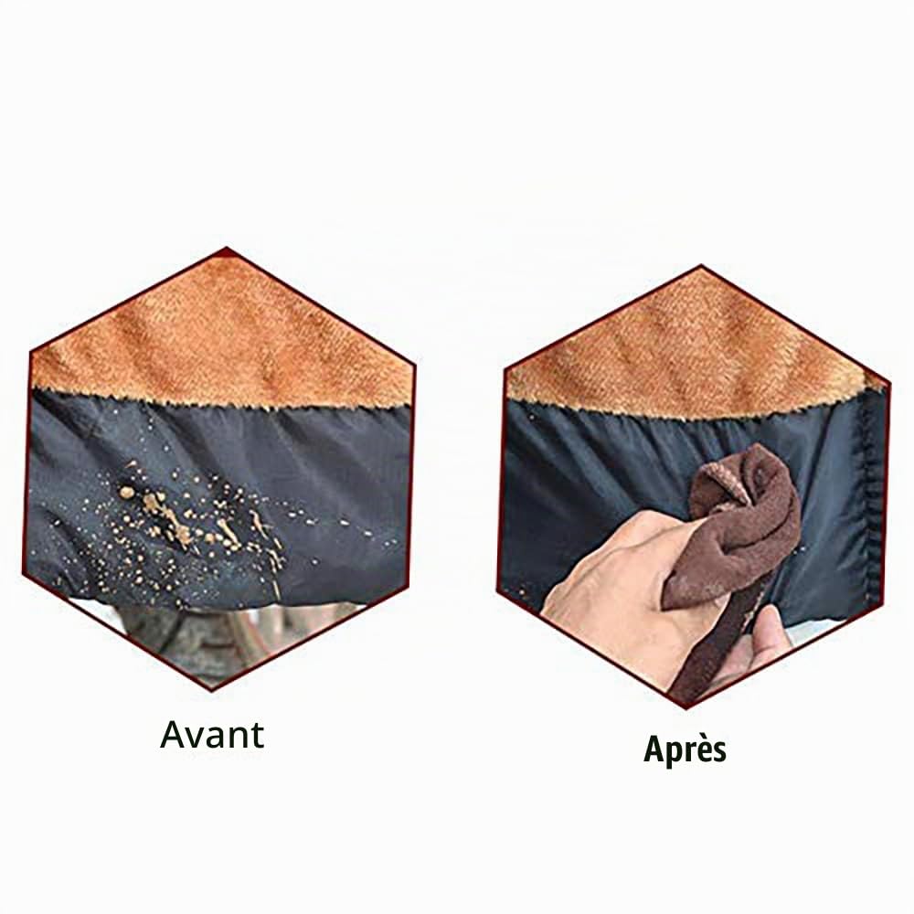 Tablier Couvre Jambe Scooter avec Guidon, Protection Couverture Jambes Scooter Leg Cover, Housse Moto Épaisse Coupe-Vent…