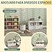 Imagen de AIYAPLAY Estantería para Juguetes Infantil Librería Infantil con 2 Cajones y Compartimento para Salón Dormitorio Sala de Juegos 80x30x45 cm Blanco