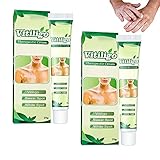 White Tag Treatment Feuchtigkeitscreme, Pigment Melanin Putz, Vitiligo Creme für weiße Flecken auf der Haut, reduziert weiße Flecken auf der Haut und verbessert die Hautpigmentierung (2 Stück)