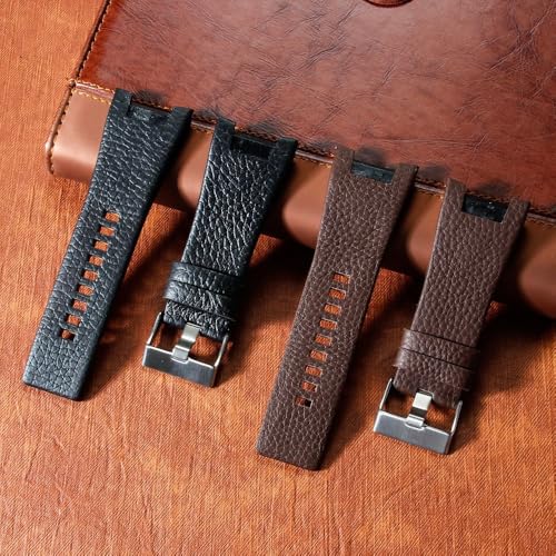 Bracelet cuir véritable Diesel DZ4246 DZ4247 sangle de rechange luxe