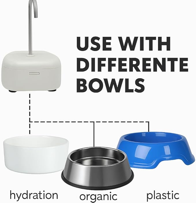 Fuente de Agua Portátil Aqua MINI para Mascotas - Bebedero Automático para Gatos y Perros miniatura 4