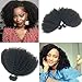 Produktbild Brazilian Afro Kinky Curly Hair 8-22inch 4B4C 1 Bundle 100g Brazilian Virgin Remy Human Hair Weaves Natural Black Color (1 bundle 12inch, natural black)