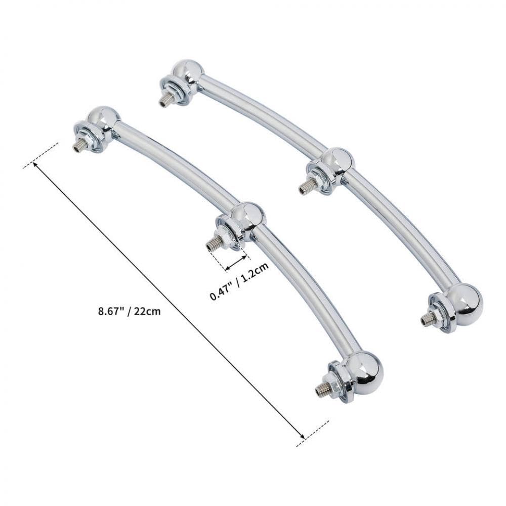 Moldura Lateral del Guardabarros Delantero de Motocicleta Compatible con Patrimonio softil flstc Deluxe flstn Springer Modelos 1986 a 2017