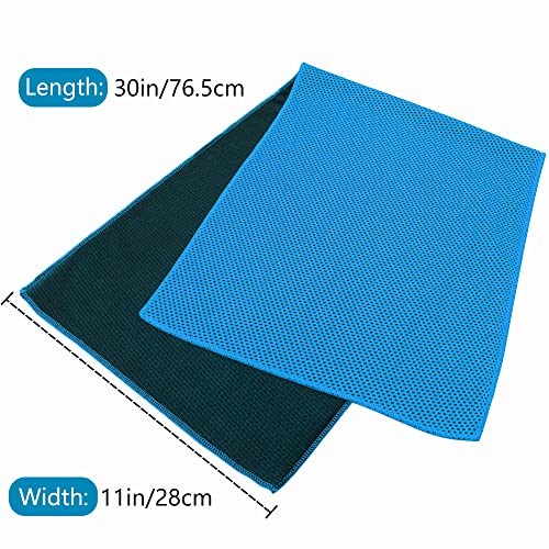 Tcotbe 10 Pcs Cooling Towel Ice Towel Soft Breathable Chilly Towel Microfiber Quick Cold Towel For Neck Face For Hot Weather Gym Travel Golf Yoga Camping Running Fitness Workout Outdoor Sport #TOP1
