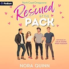 Rescued by the Pack Audiolibro Por Nora Quinn arte de portada