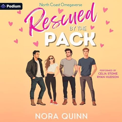 Rescued by the Pack Audiolibro Por Nora Quinn arte de portada
