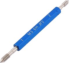 Aexit M3 6H Calipers Double Head Hex Shank Go/No Go Thread Gage Gauge Caliper Gages Measuring Tool