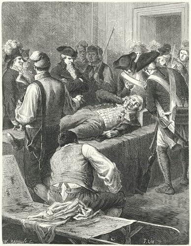 Tableau Robespierre affiche toile décoration murale Frédéric Théodore Lix 60x90cm