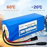 LOLRKO 36V Ebike Battery Built-in 20A BMS,Waterproof Design,Brave The Heat and Cold,1000+ Cycles,for 250W 350W 500W 750w Motor,Perfect for Electric Bike (36V10Ah(250-750W)) - Image 3