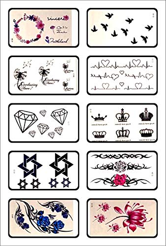 â€¢JLS 30 Sheets Temporary Face Tattoos for kids parties, Party tattoo stickers for Adult and kids, butterfly temporary Face tattoos, Small body tattoo, Face Stickers For for adults And Kids.