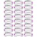 DZT1968 24 Styles Eyebrow Shaping Stencils Grooming Kit Makeup Shaper Set Template Tool