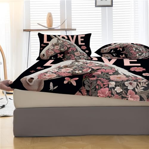Drap housse résistant aux rides 180x200 antidérapant pour grand matelas épais - 4