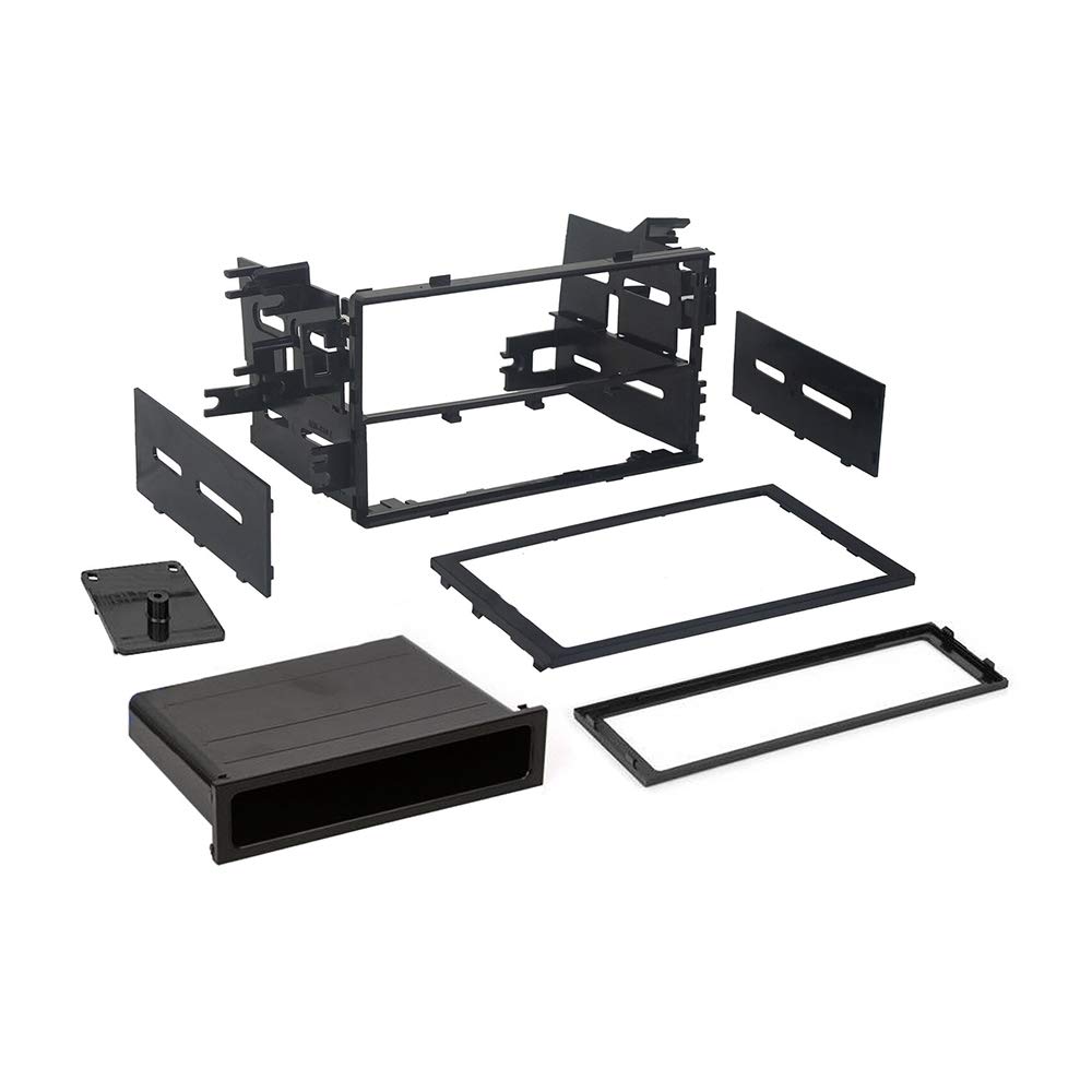 CACHÉ KIT311 Bundle with Car Stereo Installation Kit for Honda Pilot 2006 – 2008 Dash Mounting Kit, Antenna and Harness for Single or Double Din Radio Receivers (4 Item)