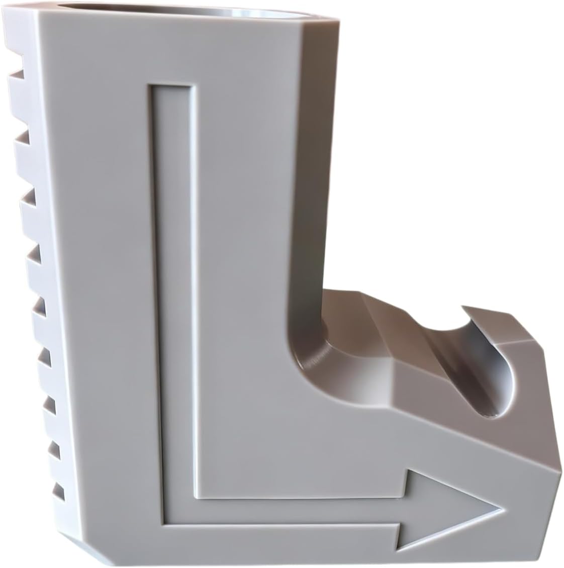 Table Saws Quick-Connect Dust Collector Adapter | 2.56" ID | Universal Fit for 64mm-66mm Dust Ports | Shop Vacuum Hose Adapter with Convenient Bucket Hook (Gray)