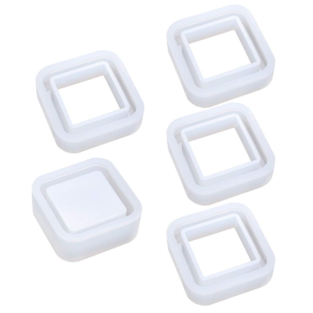 Moule loisirs manuels silicone empilable anti-déformation cadre carré