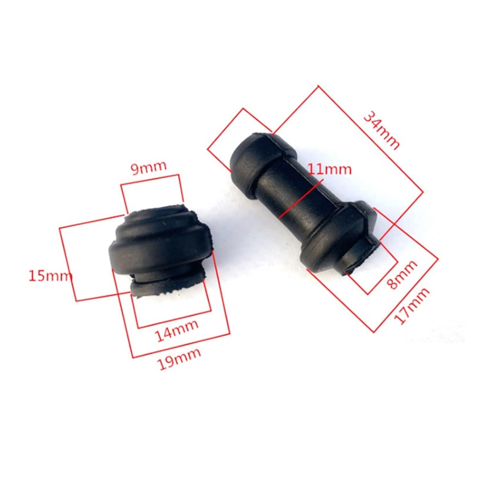 PURPLELILY Copertura Antipolvere Per Pinza Freno Moto - Gomma Impermeabile Per Scooter - Foto 2