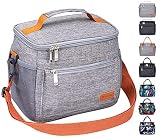 TOMULE Insulated Lunch Bag for Men Women - 3+years old (8.5L,Grey)