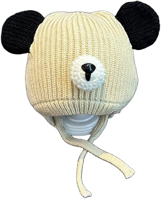 Classic Winter Hat,Thermal Hats,Winter Hats,Kids Winter Hat Children's Hats Autumn and Winter Warm Pullover Knitted Hats for Boys and Girls, Ear Protection Woolen Hats for Children Aged 1-6 (Color :