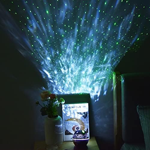 ERYUE Dinosaur Egg Star Projector Magical RGB Night Light with Music for Bedroom and Living Room, White Noise Star Projector for Kids, ABSPC Material - 2