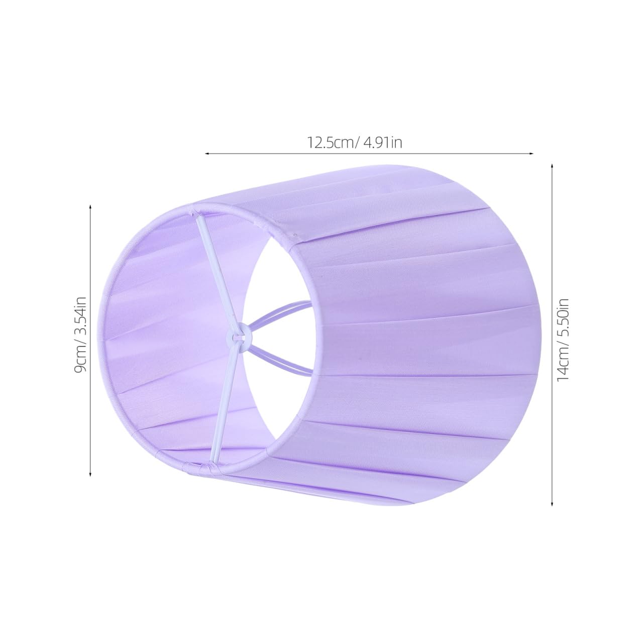 Veemoon Elegant Lampshade in Lilac Color Simple Lamp Shade for Wall/Ceiling/Table Lamps - Image 3